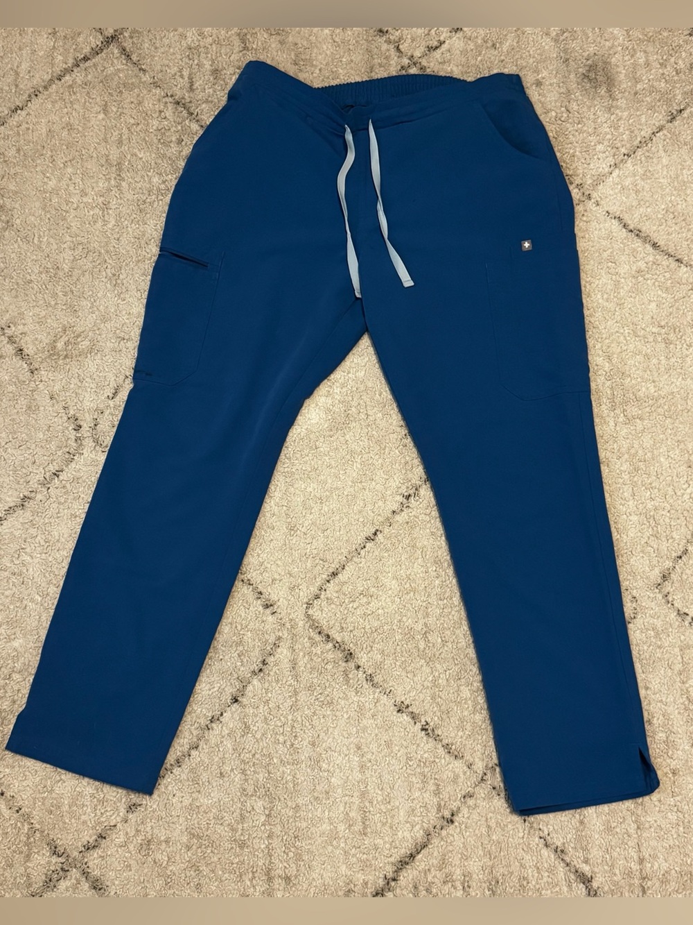 Figs Yola Scrub Pants - Royal Blue, Medium Petite